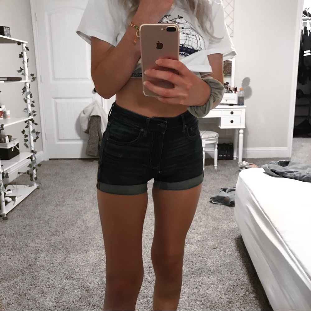 High waisted shorts